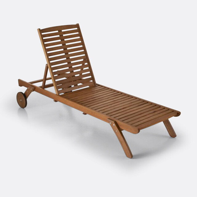Garden Eucalyptus Sun Lounger - image 1