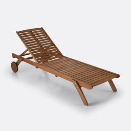 Garden Eucalyptus Sun Lounger - thumbnail 3