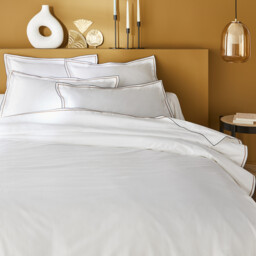 Camila 100% Egyptian Cotton Percale Duvet Cover - thumbnail 1