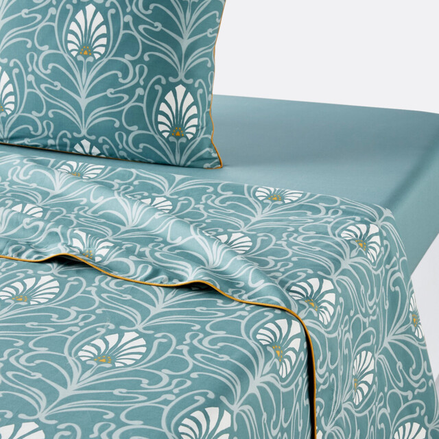 Poetic Cottage Cotton Percale Flat Sheet