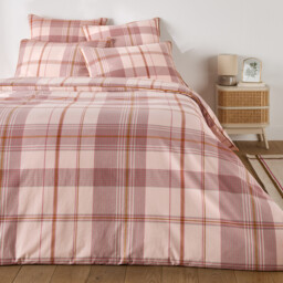 Dollon Checked Washed Cotton Yarn-Dyed Pillowcase - thumbnail 4