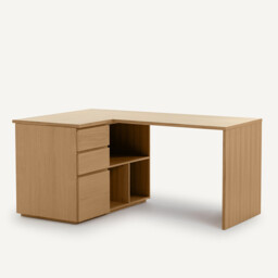 Working Double Oak Veneer Cabinet - thumbnail 4