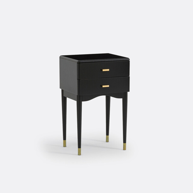 Novani 2-Drawer Birch Bedside Table - image 1