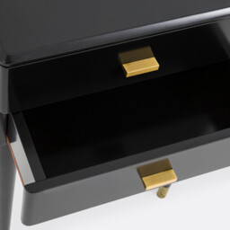 Novani 2-Drawer Birch Bedside Table - thumbnail 4
