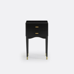 Novani 2-Drawer Birch Bedside Table - thumbnail 3