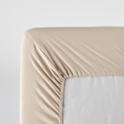 Washed Recycled Polyester Microfibre Fitted Sheet with 30cm Flap - thumbnail 4