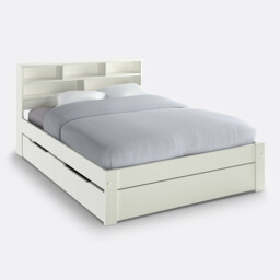 Nikko Bed in Solid Pine and MDF with Bed Base - thumbnail 1
