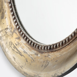 Afsan Round Solid Mango Wood Mirror, Diameter 60cm - thumbnail 3
