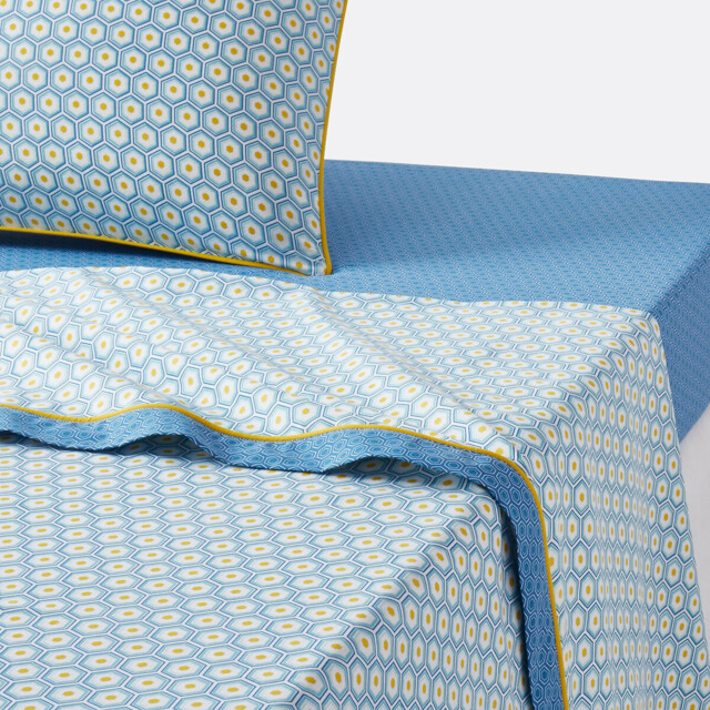 Pop Mozaic Cotton Flat Sheet