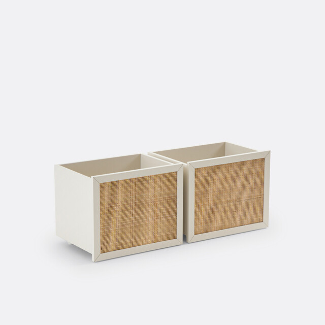 Set of 2 Vova Wheeled Storage Boxes - image 1