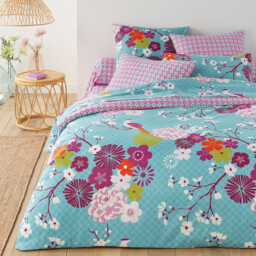 Miss China Floral Print Cotton Fitted Sheet - thumbnail 2