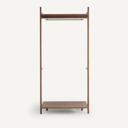 Rory Hanging Rail For Wardrobe in Walnut and Veneer - thumbnail 3