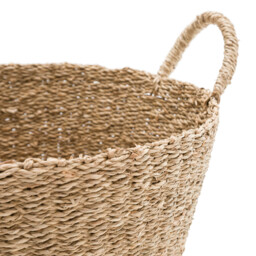 Megami Woven Straw Basket - thumbnail 3