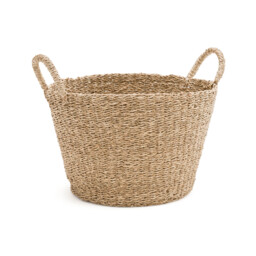 Megami Woven Straw Basket - thumbnail 1