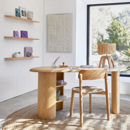 Jacobson Solid Oak Wall Shelf - thumbnail 2