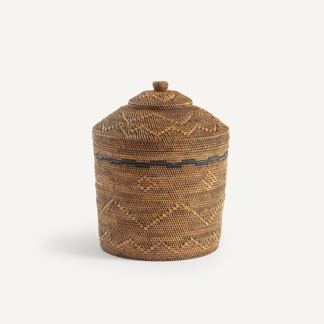 Brazil 50cm Woven Bamboo & Rattan Basket - image 1