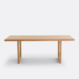 Douve 6-8 Seater Rectangular Dining Table in Oak and Veneer - thumbnail 3