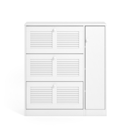 Mayor Shoe Cabinet, 1 Door & 3 Flaps - thumbnail 2