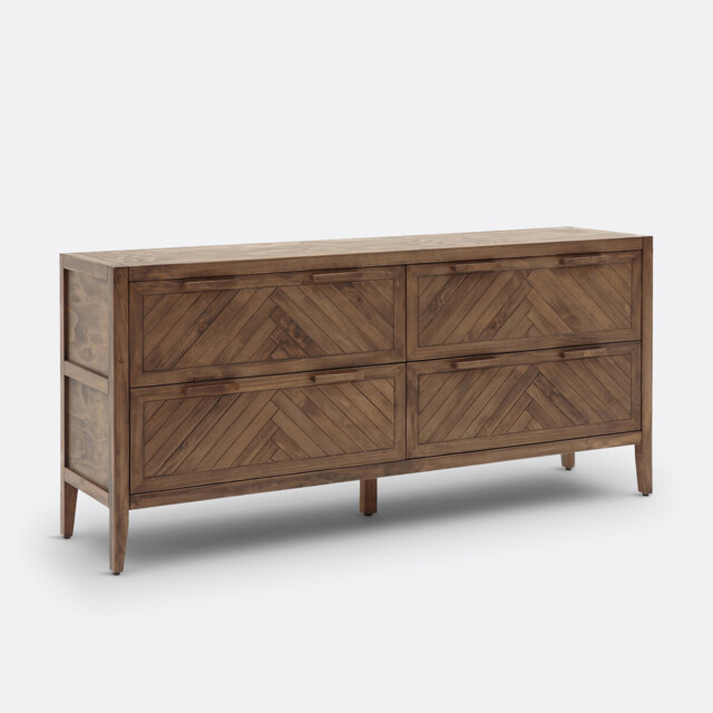 Nottingham Solid Pine 4-Drawer Chest - image 1