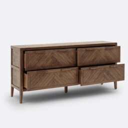 Nottingham Solid Pine 4-Drawer Chest - thumbnail 4