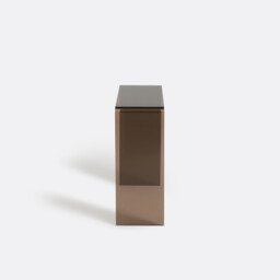 Joan Console Table in Smoked Tempered Glass - thumbnail 4