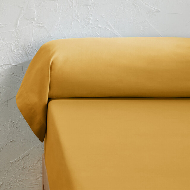 Scenario Plain Organic Cotton Percale Bolster Pillowcase - image 1