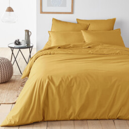 Scenario Plain Organic Cotton Percale Bolster Pillowcase - thumbnail 2
