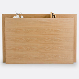 Essena Oak Veneer Storage Headboard - thumbnail 3