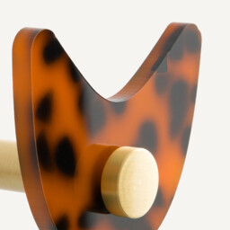 Set of 3 Paula Coat Hooks in Tinted Acetate - thumbnail 3