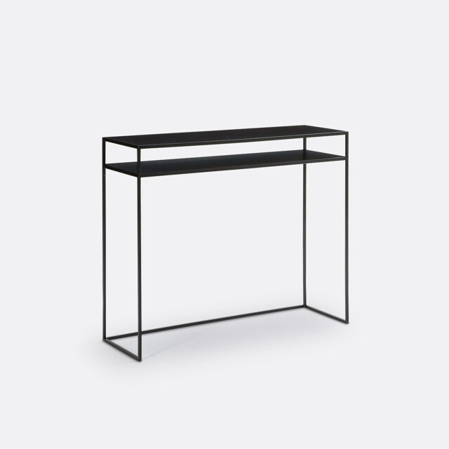 Miva Steel Two-Tier Console Table - image 1