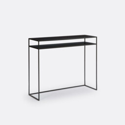 Miva Steel Two-Tier Console Table - thumbnail 1