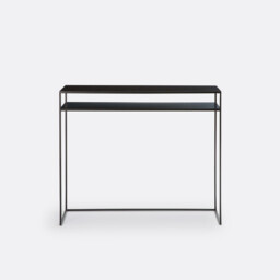 Miva Steel Two-Tier Console Table - thumbnail 2