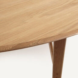 Tadame Solid Oak and Veneer Extendable Table - thumbnail 4