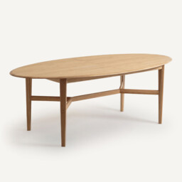 Tadame Solid Oak and Veneer Extendable Table - thumbnail 3