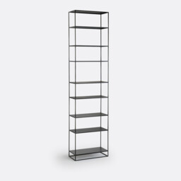 Miva Tall Steel Bookcase, Height 240cm - thumbnail 2