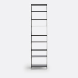 Miva Tall Steel Bookcase, Height 240cm - thumbnail 4