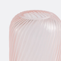 Azea Ribbed Glass Vase H13cm - thumbnail 3