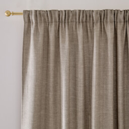 Montego Light-Filtering Curtain in A Woven Effect with Pencil Pleat Header and Wave Effect - thumbnail 1