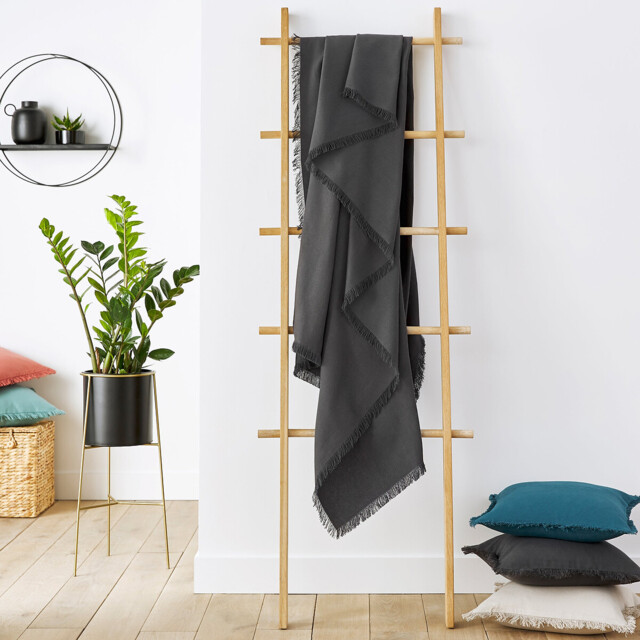 The Panama Fringed Cotton Blanket - image 1