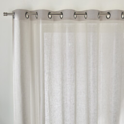 Onega Linen Wide Width Voile Panel with Eyelets - thumbnail 1