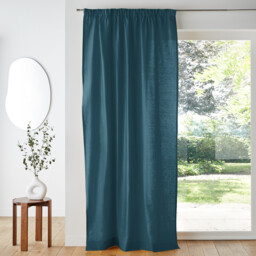 Scenario Cotton Curtain with Pencil Pleat and Wave