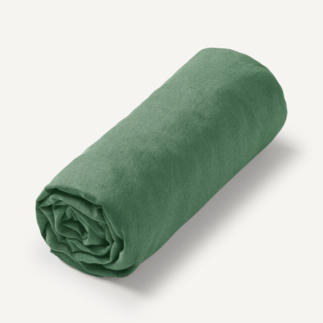 Elina Washed Linen Fitted Sheet For Deep Mattresses (32cm) - image 1