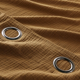 Kumla Cotton Muslin Curtain with Eyelets - thumbnail 4
