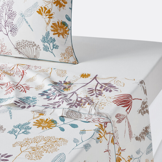 Botanique Cotton Percale Flat Sheet - image 1