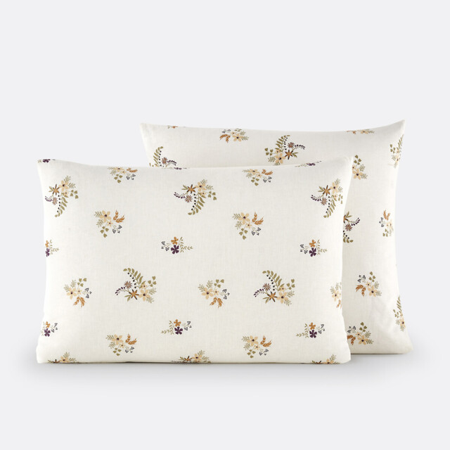 Véra Cotton / Washed Linen Pillowcase