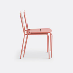 Set of 2 Dune Steel Metal Garden Chairs - thumbnail 3