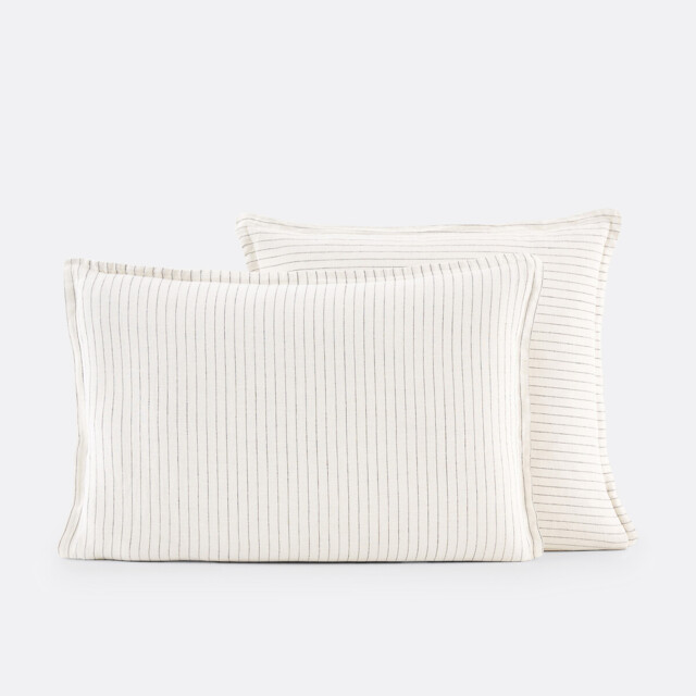 Linot Striped Washed Linen Pillowcase