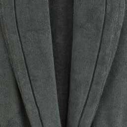 Victor Adult Shawl Bathrobe in Combed Cotton 400g/m2 - thumbnail 3