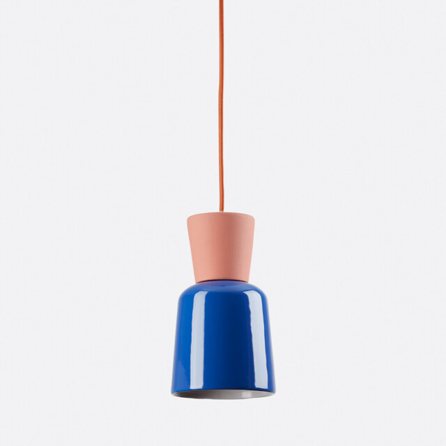 Coloured Ceramic Hanging Lamp Diameter 12 cm Jimna - image 1