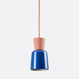 Coloured Ceramic Hanging Lamp Diameter 12 cm Jimna